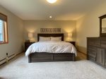 Master Bedroom with a King Bed and Full Bathroom 